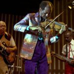 Ornette playing my violin c. 1985